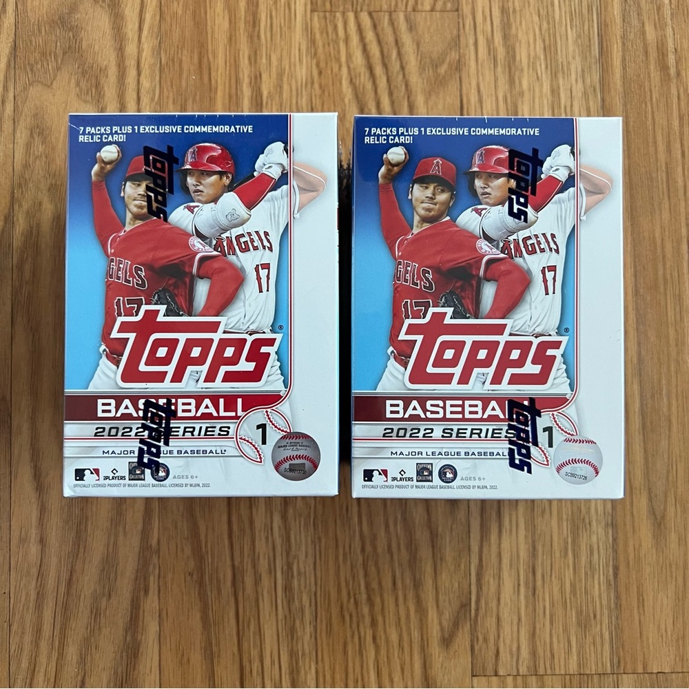 2022 Topps MLB Series 1 Baseball Blaster Box LOT of 2 SEALED NEW